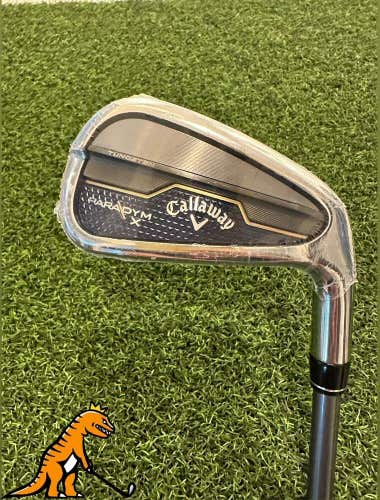 New Callaway Paradym X 7 Iron HZRDUS 65g Graphite Shaft