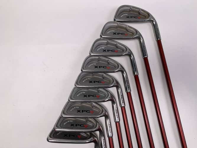 XPC3 Mid-Size Iron Set 4-PW+SW+LW XPC Regular Graphite Mens RH