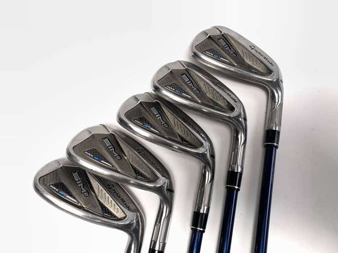 TaylorMade SIM2 MAX Iron Set 8-PW+AW+SW Fujikura Ventus Blue 6R Regular RH