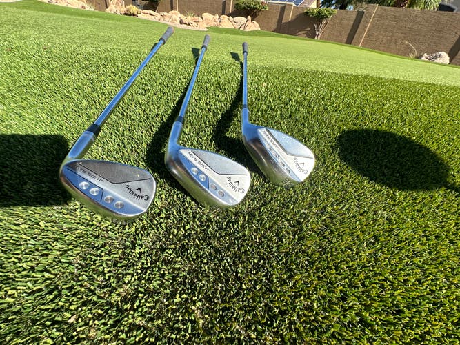 Callaway Jaws Raw 3 Wedge Set (52, 56, & 60 Degrees)