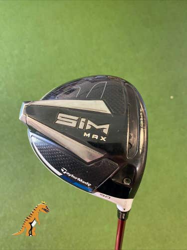 Used RH TaylorMade Sim Max 9* Driver Fujikura Speeder NX Graphite Regular Flex