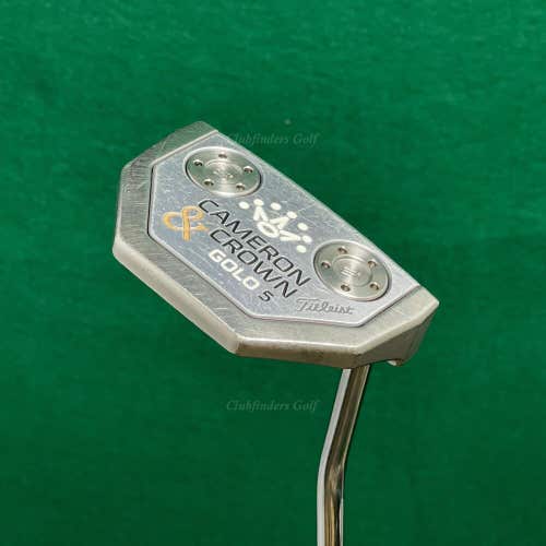 Scotty Cameron & Crown GoLo 5 33" Single-Bend Putter Titleist w/SuperStroke & HC