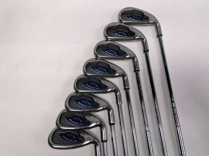 Callaway X-16 Iron Set 3-PW True Temper Dynamic Gold R300 Regular Steel Mens RH