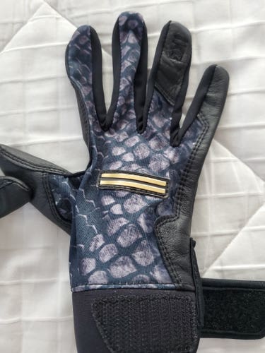 New YXL Warstic Black cobra batting gloves Batting Gloves