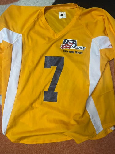 Yellow Used Large  Jersey