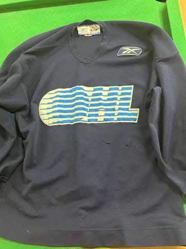 OHL RBK Reebok Navy Practice Jersey