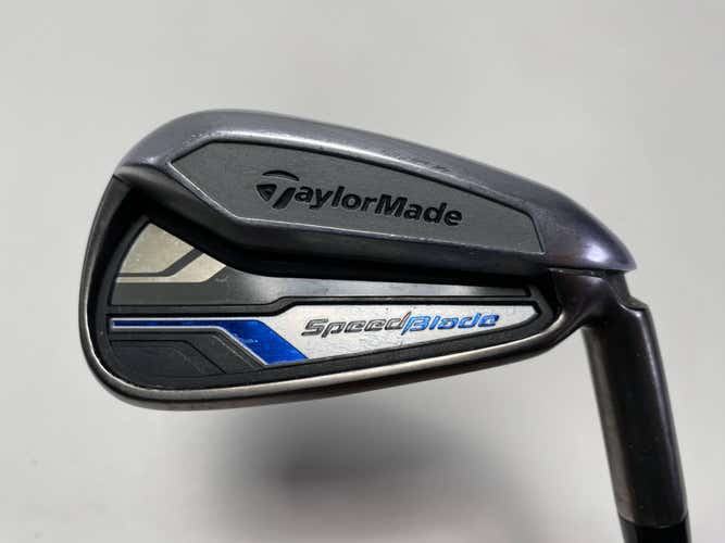 TaylorMade Speedblade Single 6 Iron VeloxT 65g Regular Graphite Mens RH