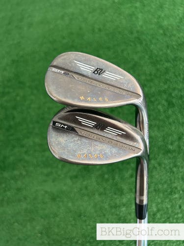 Titleist Vokey SM8 Brushed Steel 2 Wedge Set (54 & 58 Degrees)