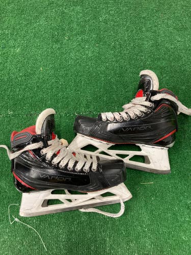 Used Senior Bauer Vapor 1X Hockey Goalie Skates Regular Width 7.5