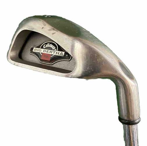 Callaway Golf Big Bertha 6 Iron RH Men's Memphis 10 Stiff Steel 37" Factory Grip