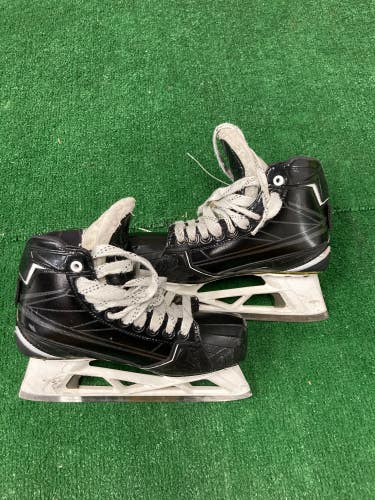 Used Senior Bauer Supreme S190 Hockey Goalie Skates Regular Width 7.5