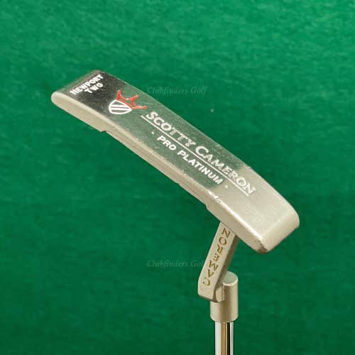 Scotty Cameron Pro Platinum Newport Two 34" Putter Golf Club Titleist W/ Hc