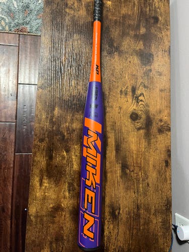 Used 2023 Miken KP23 Bat (-7) Composite 27 oz 34"