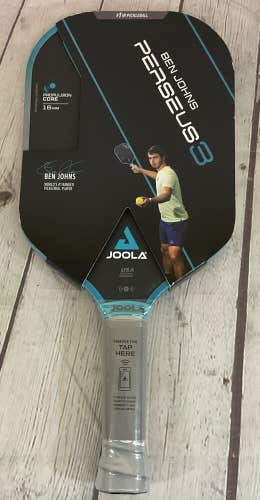 Joola Propulsion Core Pickleball Paddle Blue Gray Wrap Ben Johns Perseus 3 16mm