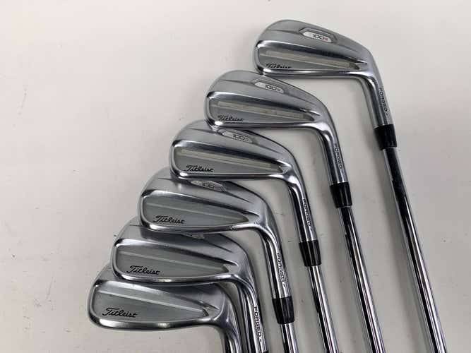 Titleist 2021 T100S Iron Set 5-9+AW True Temper AMT Tour White S400 Stiff RH