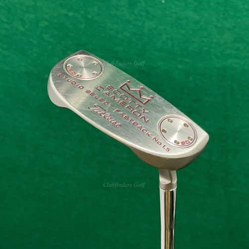 Scotty Cameron Studio Select Fastback No.1.5 33" Putter w/SuperStroke & HC