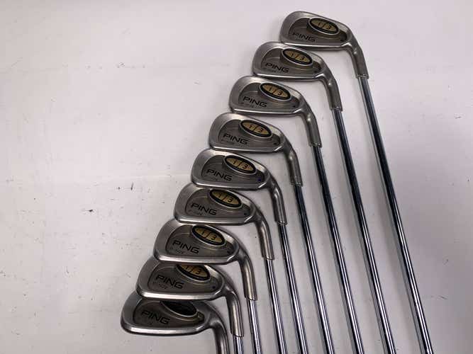 Ping i3 Oversize Iron Set 3-PW+SW Blue Dot 1* Up Cushin JZ Stiff Steel Mens RH