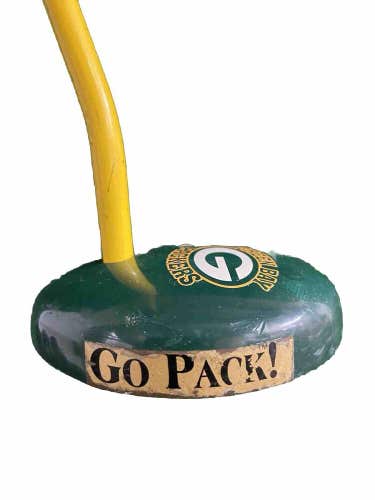 Green Bay Packers Golf Mallet Putter Go Pack! RH Graphite Shaft 35" Nice Grip