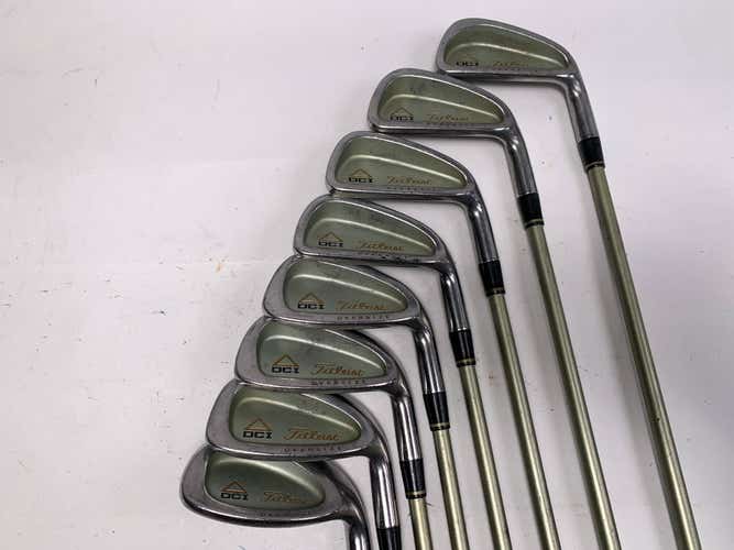 Titleist DCI Oversize Iron Set 4-PW+SW Tri-Spec Regular Graphite RH -1"