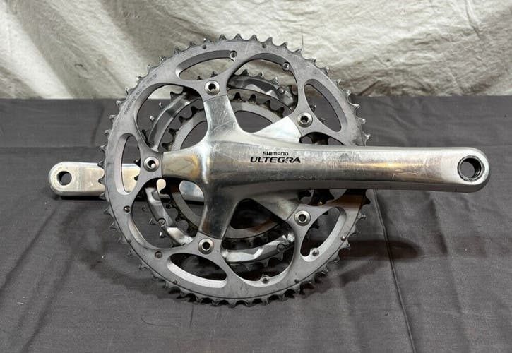 Shimano Ultegra FC-6603 175mm 52/39/30 Silver Aluminum Road Triple Crankset