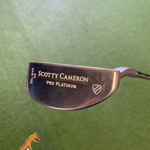 Used RH Titleist Scotty Cameron Pro Platinum Del Mar 3.5 35” Putter