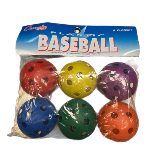 Used Plastic Baseballs