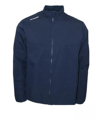 NEW CCM Midweight Jacket, Navy Blue, Sr. XXL