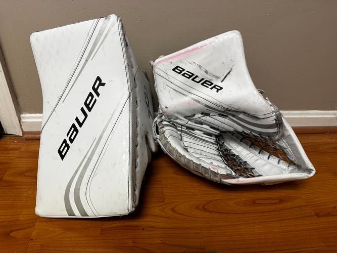 Used Regular Vapor X2.7 Glove and Blocker Set