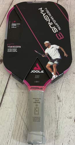 Joola Tyson McGuffin Magnus 3 Pickleball Paddle 16MM Propulsion Core Pink Gray