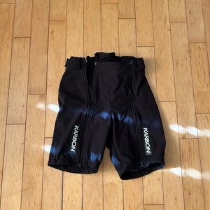 Black New Unisex Karbon Ski Shorts