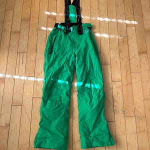 Green Used Unisex Karbon Ski Pants