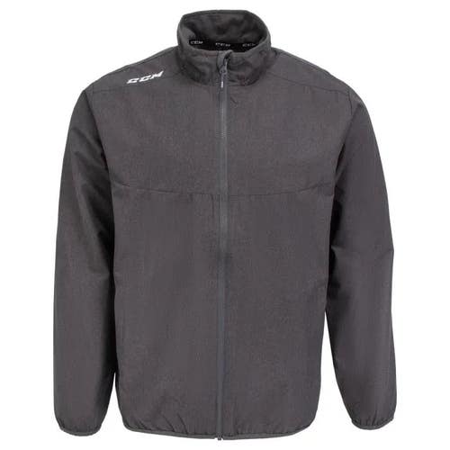 NEW CCM Premium Midweight Jacket, Dark Grey Heathered, Sr. XXL