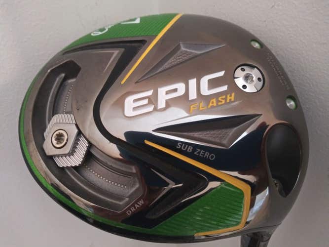 Callaway Epic Flash Sub-Zero Driver 9* (HZRDUS Smoke Black 60 Stiff) Golf Club