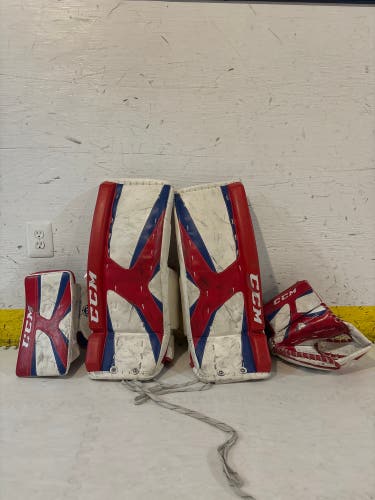 CCM goalie pads