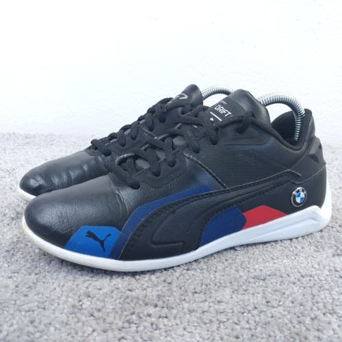 Puma BMW Motorsport Drift Cat Boys 4Y Athletic Shoes Youth Sneakers Black