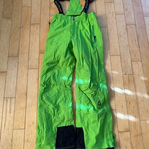 Green Used Unisex Ski Pants