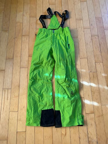 Green Used Unisex Ski Pants