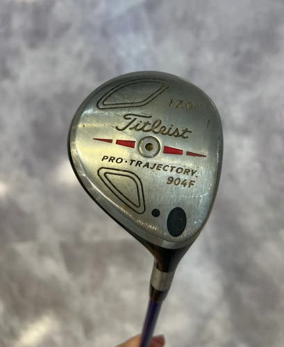 Used Men's Titleist 904F 17 Degree 4W Right-Handed Stiff Fairway Wood