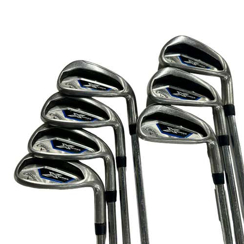 Used Callaway X Series 4i-gw Aw Uniflex Steel Shaft Iron Sets