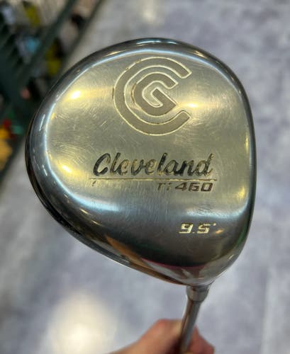 Used Men's Cleveland Ti460 Right-Handed Stiff Golf Driver Senior (Loft: 9.5)