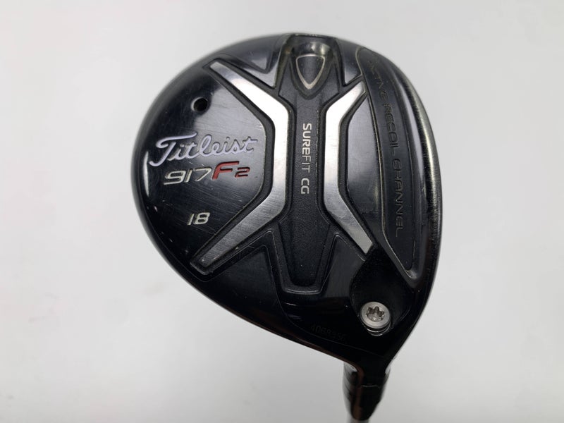 Titleist 917 F2 5 Fairway Wood 18* Fujikura Speeder 757 Stiff Graphite Mens RH