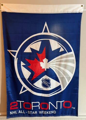 Flag from NHL All star weekend In Toronto In 2000