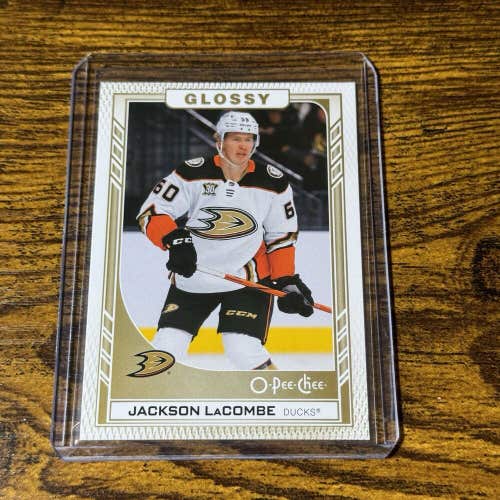 Jackson LaCombe Anaheim Ducks 2023-24 NHL Upper Deck OPC Glossy Gold RC #R-34