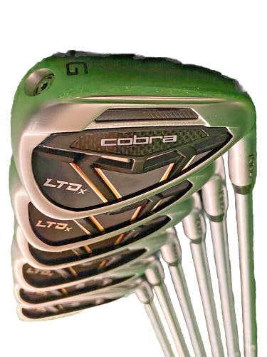 Cobra King LTD X Iron Set 6-PW,GW RH Men's 105g Project X 5.5 IO 6i 37.5" BEAUTY