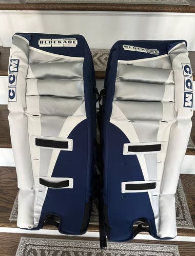 Used 27" CCM Blockade Goalie Leg Pads