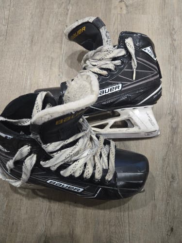 Used Intermediate Bauer Supreme S170 Hockey Goalie Skates Regular Width Size 5