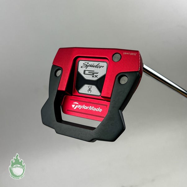 Used Right Handed TaylorMade Spider GTX Red 35" Putter Steel Golf Club
