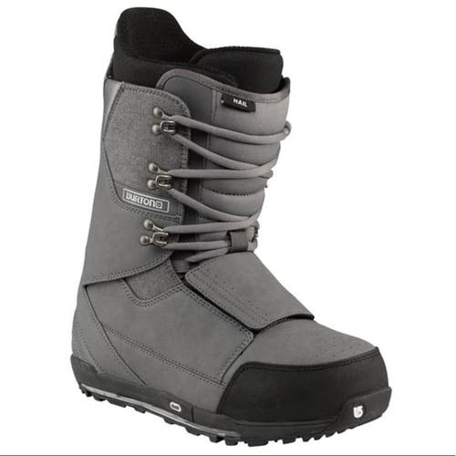 NEW $280 Burton Hail-R Restricted Mens Snowboard Boots!  Size 7  Gray