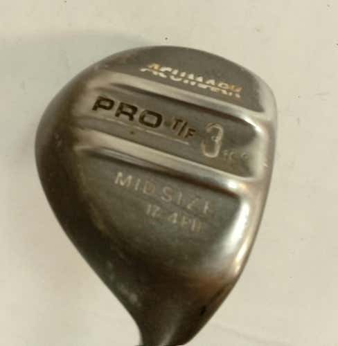 Used Acumark Pro 3 Wood Regular Flex Steel Shaft Fairway Woods