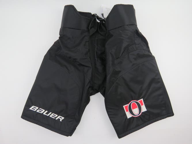 Bauer Supreme Ottawa Senators 3rd NHL Pro Stock Hockey Player Girdle Pant Shell Large +1"